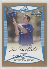 2008 Bowman Prospects Gold Scott Van Slyke #BP58 0d2