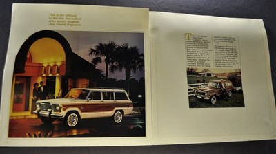 1984 Jeep Grand Wagoneer Catalog Brochure Original 84 | eBay