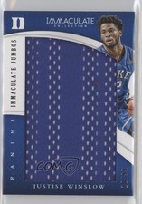 2015 Panini Immaculate Collegiate Jumbos 18/99 Justise Winslow #44 3y2