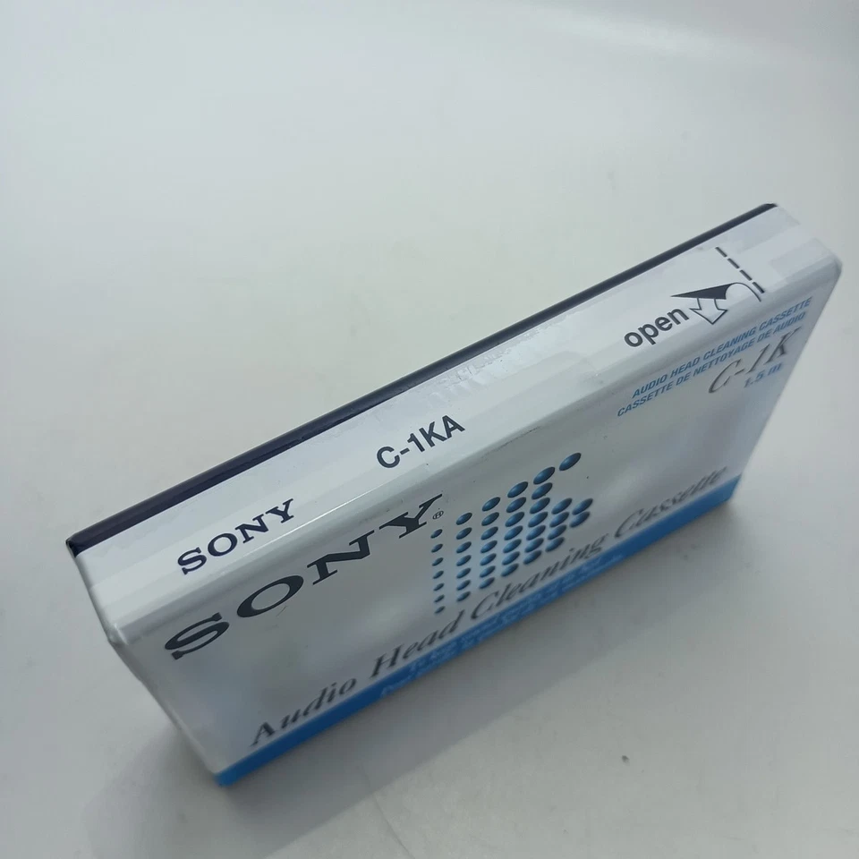 #AF) Sony C-1K Cabezal de Audio Limpieza Cassette Sellado Cinta 1,5 m Hecho en Japón Foto 2 de 2