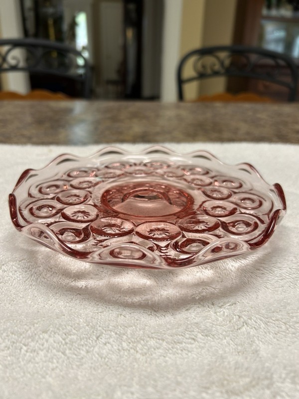 LE smith? Moon and Star Footed 7" Tidbit Tray