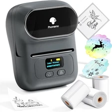 Phomemo M110 Portable Mini Thermal Label Maker Bluetooth Mobile Printer Wireless