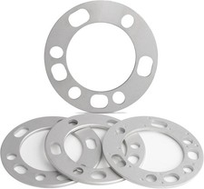 4pc 6 Lug and 5 Lug Universal 6mm 1/4  Wheel Spacers Size: 5 6 Lug - 6mm 1/4 
