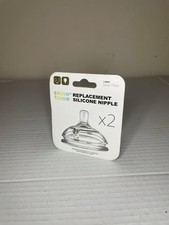 Como Tomo Silicone Replacement Nipples 0-3mo Slow Flow One Hole New in Package