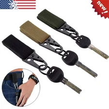 Tactical Molle Key Holder for Duty Belt EDC Keychain Key Holder Hook Buckle Clip