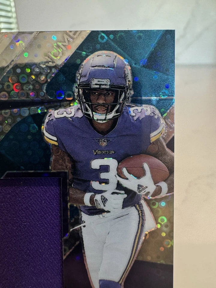 2023 Panini Spectra - Monumental Memorabilia Jordan Addison Neon Blue Prizm /50 - Image 3 of 4