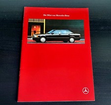 1988 Mercedes-Benz  Vintage W201 -190 E brochure German