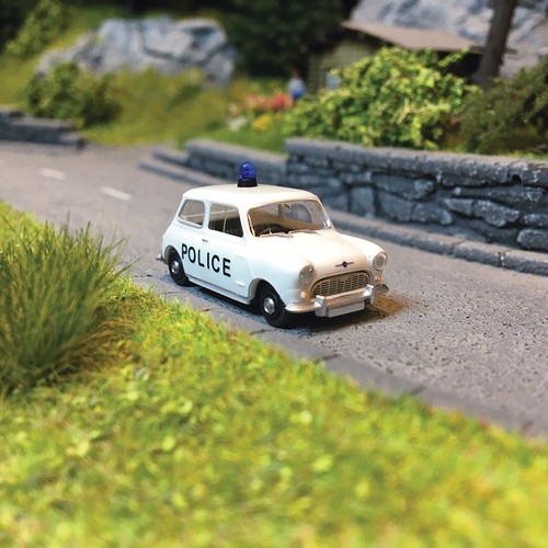 Austin Morris Mini Minor, Police - WIKING 22607 - HO 1/87 | Condition: Neuf
