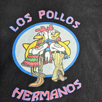 T-shirt Breaking Bad – Los Pollos Hermanos (Homme, 3XL, Noir, Manches Courtes)
