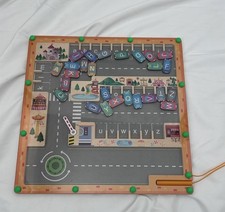 Wooden Magnetic Alphabet Maze Letter Puzzle, Montessori Fine Motor Skills Toy...