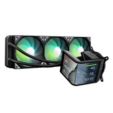 TRYX Panorama SE 360 ARGB 360mm AIO Rotatable 6.5'' AMOLED Curved Screen 3D A...