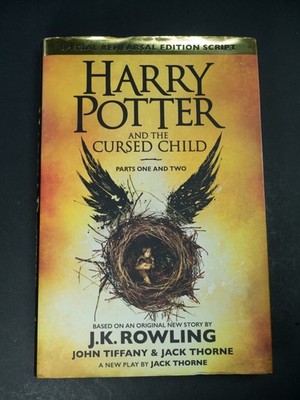 Harry Potter And The Cursed Child Hardback 2016 Little Brown Script Book