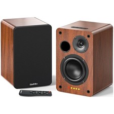 Active Bookshelf Speakers, 4" Woofer, Optical/Coaxial Inputs