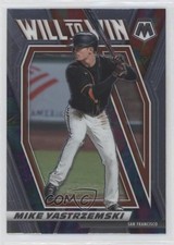 2021 Panini Mosaic Will to Win Mike Yastrzemski #WTW12 xm0