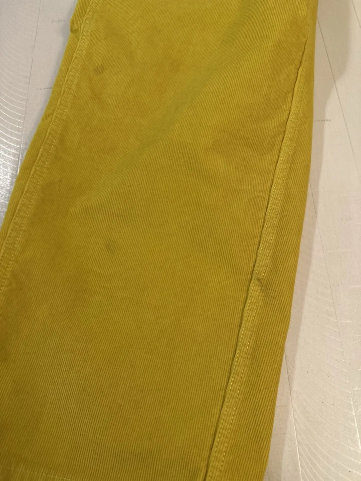 Levi's Men's Corduroy Yellow Skateboarding Quick-Release Pants XL - Image 2 of 4