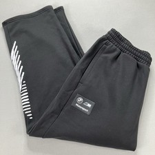 627284 01 Puma BMW Motorsport MMS Neon Energy Sweatpants Black Men's Size Large