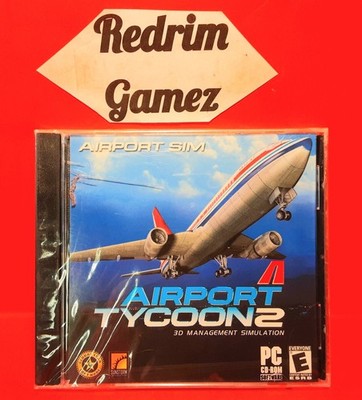 Airport Tycoon 2 NEW Windows PC Video Games Simulation RARE