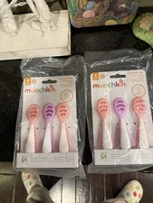 Munchkin Gentle dip multistage First Spoon, Lot of 6 Spoons