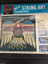 Authentic *Unopened Fuzzy's String Art-Classic Thunderbird-Made In USA 17×17