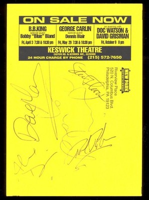 TRAFFIC DAVE MASON JIM CAPALDI STEVE WINWOOD SIGNED KESWICK THEATRE AL STEWART