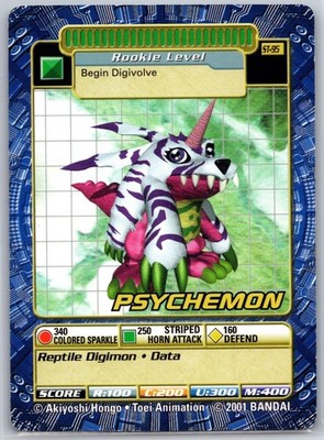 DIGIMON STREET STARTER SET 2 PSYCHEMON ST-95 2001 NON-HOLO COMMON NM