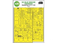 Art Scale Kit 200-M32080 - 1:32 Heinkel He 111P-1 Double-Sided Express Fit Mask