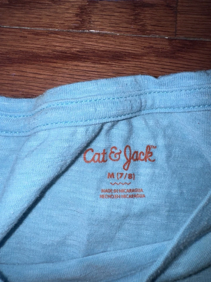 Lote 4 Camisas Manga Larga Niñas Cat & Jack Gap Justice Multicolor 7/8 Foto 3 de 4