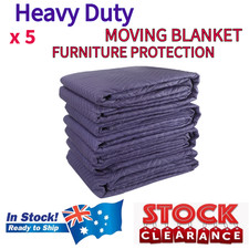 Heavy Duty Moving BlanketX 5Furniture Protection Quilted Removalist 1.8Mx2M