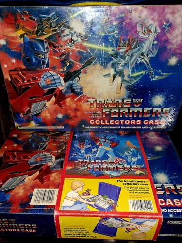 Hasbro Transformers Collector's Case Vintage Action Figure Storage Box 1984