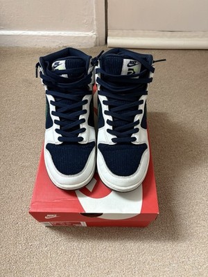 Nike Dunk High Sports Specialties PRM EMB Corduroy Navy Green DH0953-400