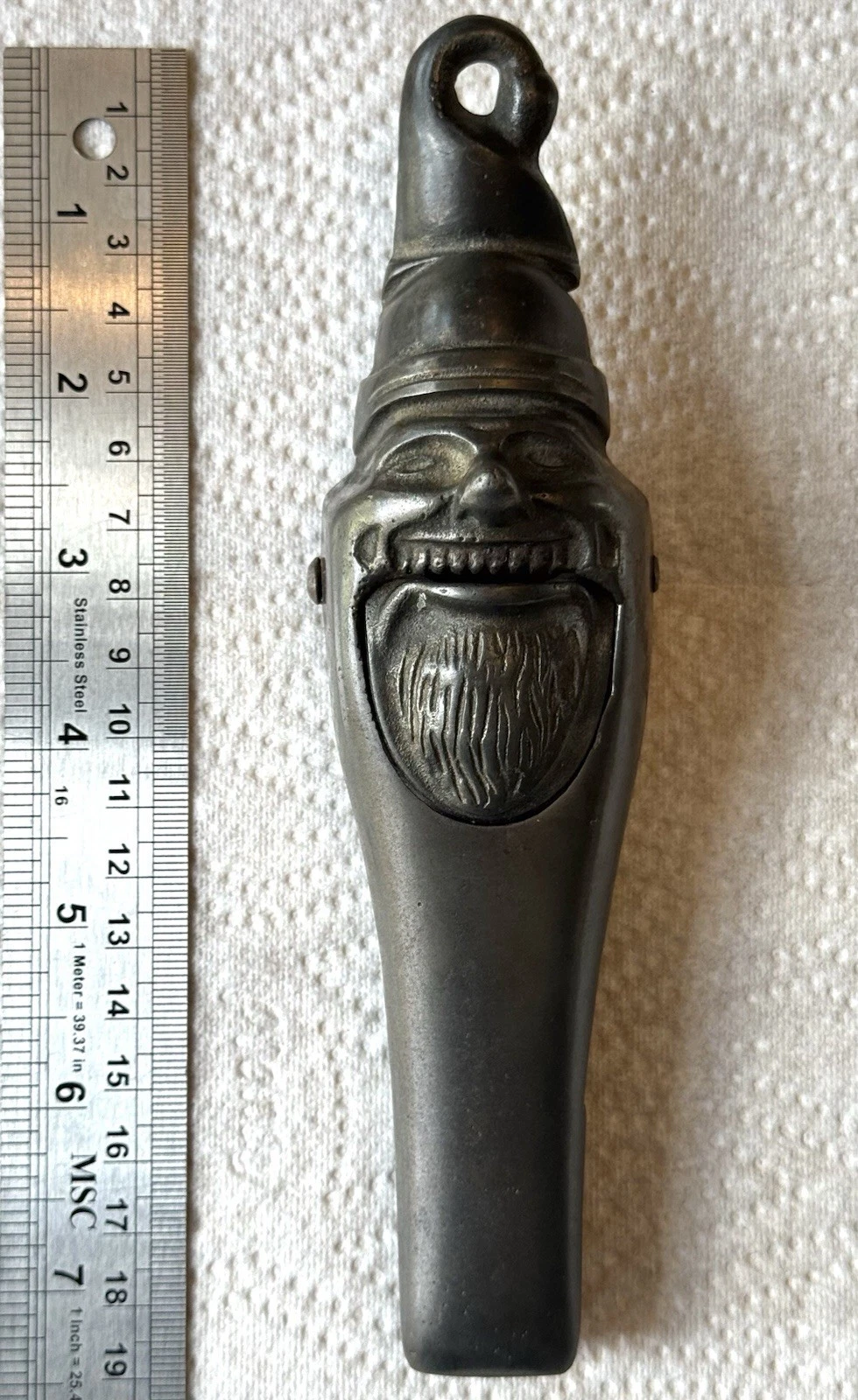 EXTREMELY RARE CAST-IRON SANTA CLAUS NUTCRACKER - 1880’s