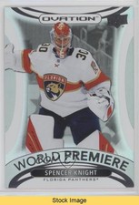 2021-22 Upper Deck Ovation World Premiere Spencer Knight #WP-22 READ 8tn