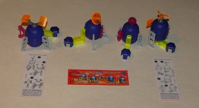 Ferraerospace (1997): Planetenbasis, alle 4 Figuren, 3 BPZ