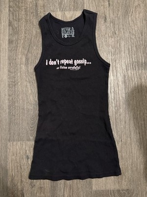 Y2K David & Goliath Ribbed Tank, Size M