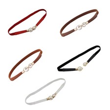 Waist Belt Chain Casual Dress Woven Stretchy Belt for Wrap Dress Halter Dress