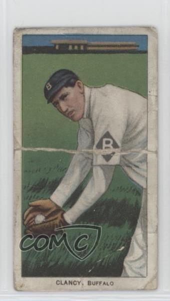 1909-11 T206 Polar Bear Back Bill Clancy n8a