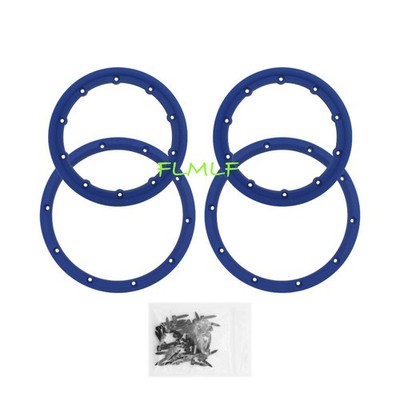 FLMLF Nylon Wheel Rim Beadlock Rings 4pcs Fits 1/5 HPI Rovan Baja 5B 5T Losi RC