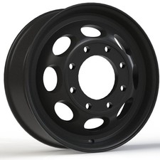 19.5x6.75 Vision 181Z Hauler Dually Inner Matte Black Wheel 8x200 (102mm)
