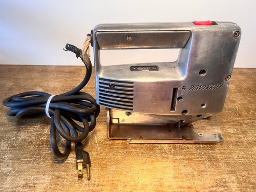 Vintage Montgomery Ward Powr-Kraft Model TPC-8993A Sabre Jig Saw Aluminum