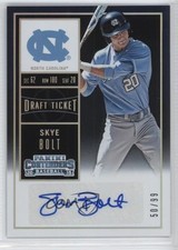 2015 Panini Contenders College Draft Ticket 50/99 Skye Bolt (Batting) Auto 0it8