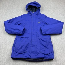 REI Co-Op Jacket Youth Girls XL 18 Blue Ski Snowboard Fleece Lined Hooded Kids