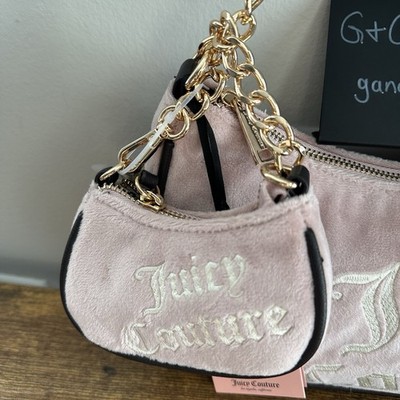 NWT Juicy Couture Dusty Blush Pink Better Together Hobo Shoulder