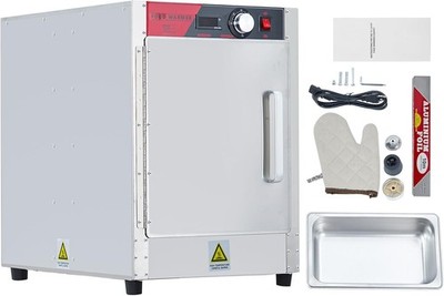 Commercial 4-Tier Heated Holding Cabinet 850W Stainless Hot Box Fits 1/1 Pans