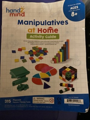 Hands 2 Mind Manipulatives At Home Activity Guide Ages 8+ foam math homeschool
