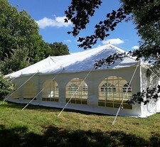 6x12m Traditional Marquee HEAVY DUTY PVC STEEL POLES