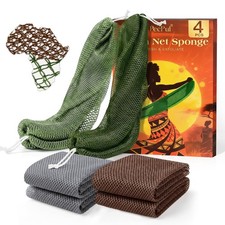 African Net Sponge 4 Pack