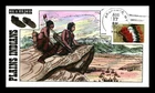 FIRST DAY COVER PLAINS INDIANS COMANCHE 1996 COLLINS HAND COLORED