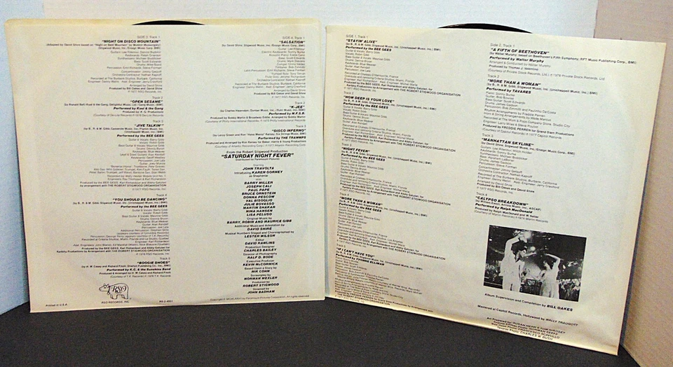 Bee Gees - Saturday Night Fever Original Soundtrack 1977 RSO 2x LP Record Album — 第 4/4 张图片