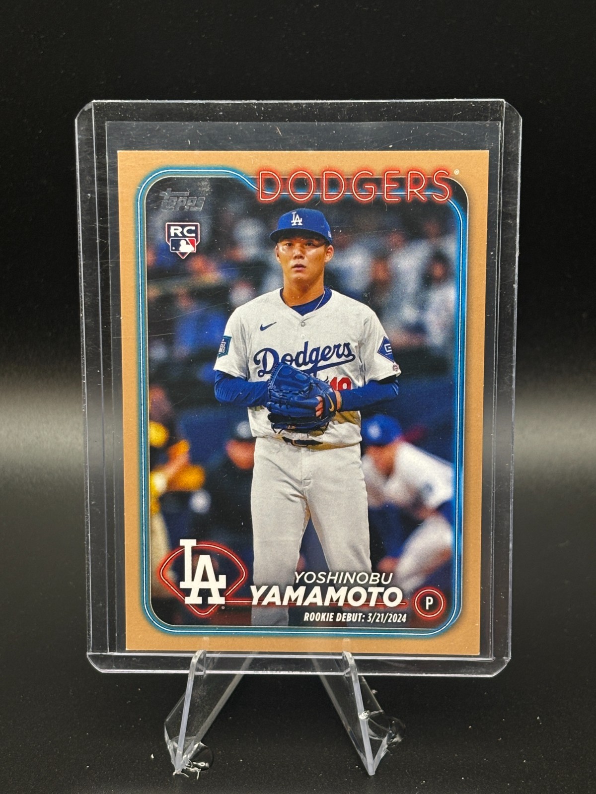 2024 Topps Update Rookie Debut Yoshinobu Yamamoto #US149 Gold /2024 RC