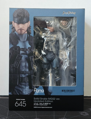 Metal Gear Solid 2 Sons of Liberty Solid Snake Figma 645 MGS2